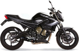 Komplette Auspuffanlage Ohne Katalysator Und Mit Geräuschzulassung Furore Alu Schwarz - Gpr Kompatibel Mit Yamaha Xj6 - Xj 600 Diversion (2009-2017)