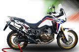 Auspuffendstück Mit Geräuschzulassung Furore Alu Schwarz - Gpr Kompatibel Mit Honda Crf 1000 L Africa Twin (2015-2017)