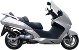 Auspuffendstück Mit Geräuschzulassung Furore Alu Schwarz - Gpr Kompatibel Mit Honda Silver Wing 600 Ie - Sw-T (2007-2016)