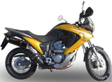 Auspuffendstück Mit Geräuschzulassung Furore Alu Schwarz - Gpr Kompatibel Mit Honda Transalp Xl 700 V (2007-2014)