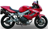 Doppelauspuffanlage Mit Geräuschzulassung Furore Alu Schwarz - Gpr Kompatibel Mit Honda Vtr 1000 Sp-2 Rc51 (2002-2006)