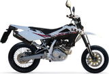 Auspuffendstück Mit Geräuschzulassung Furore Alu Schwarz - Gpr Kompatibel Mit Husqvarna Smr 125 4T (2011-2013)