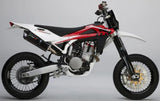 Auspuffendstück Mit Geräuschzulassung Furore Alu Schwarz - Gpr Kompatibel Mit Husqvarna Sm - Te 450 R (2004-2009)