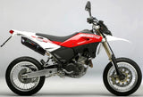 Auspuffendstück Mit Geräuschzulassung Furore Alu Schwarz - Gpr Kompatibel Mit Husqvarna Te 610 E - Sm (2005-2006)