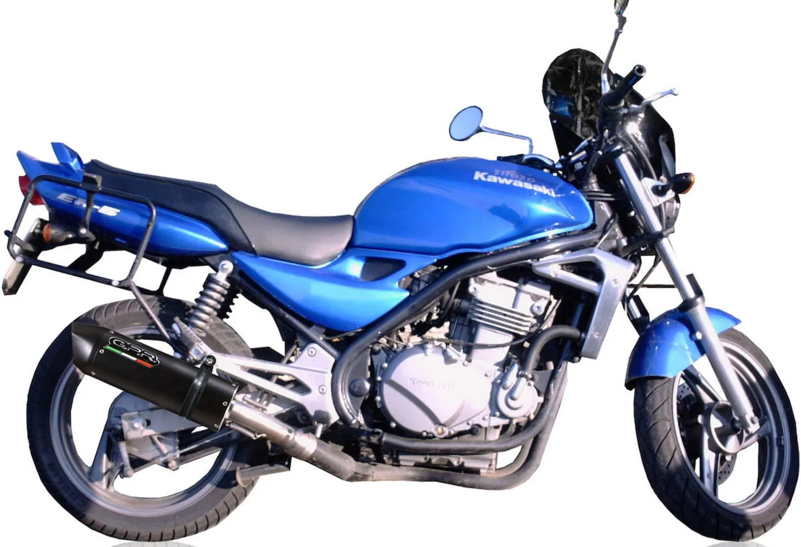 Auspuffendstück Mit Geräuschzulassung Furore Alu Schwarz - Gpr Kompatibel Mit Kawasaki Er-5 500 (1996-2006)