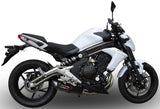 Auspuffendstück Mit Geräuschzulassung Furore Alu Schwarz - Gpr Kompatibel Mit Kawasaki Er-6 N (2005-2011)