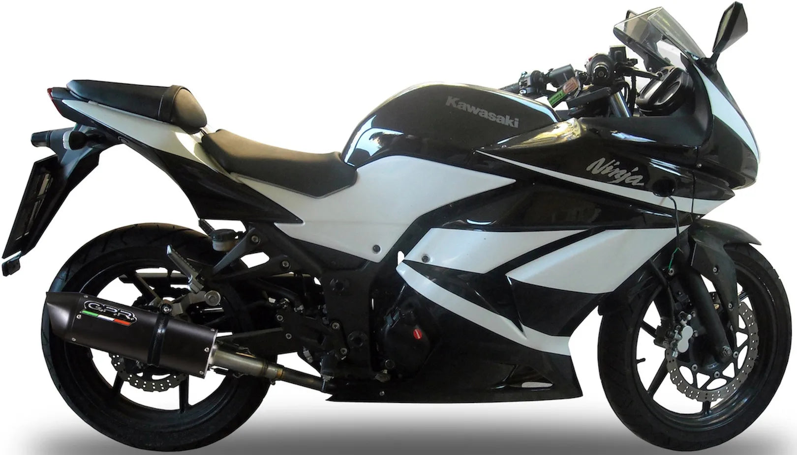Katalysiertes Auspuffendstück Mit Geräuschzulassung Furore Alu Schwarz - Gpr Kompatibel Mit Kawasaki Ninja 250 R (2007-2014)