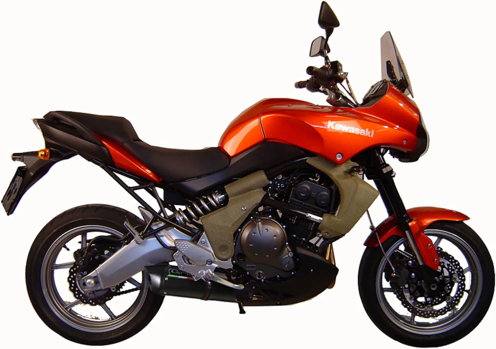 Katalysiertes Auspuffendstück Mit Geräuschzulassung Furore Alu Schwarz - Gpr Kompatibel Mit Kawasaki Versys 650 (2006-2014)