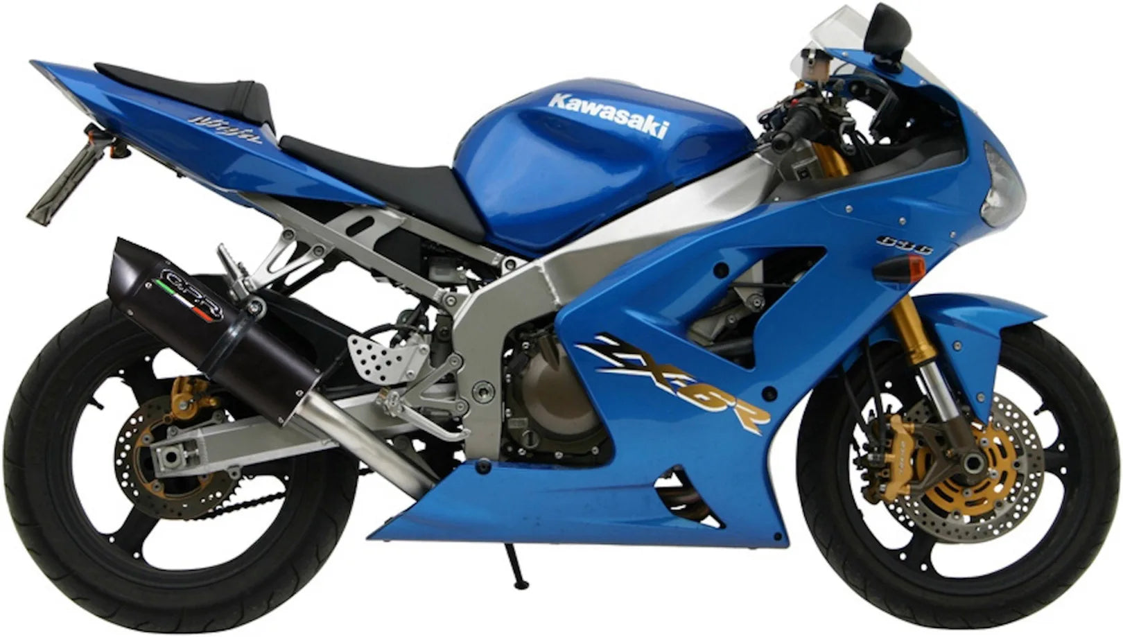 Auspuffendstück Mit Geräuschzulassung Furore Alu Schwarz - Gpr Kompatibel Mit Kawasaki Zx 6R 636 (2003-2004)