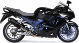 Doppelauspuffanlage Mit Geräuschzulassung Furore Alu Schwarz - Gpr Kompatibel Mit Kawasaki Zzr 1400 (2006-2007)