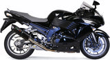 Doppelauspuffanlage Mit Geräuschzulassung Furore Alu Schwarz - Gpr Kompatibel Mit Kawasaki Zzr 1400 (2008-2011)
