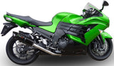 Doppelauspuffanlage Mit Geräuschzulassung Furore Alu Schwarz - Gpr Kompatibel Mit Kawasaki Zzr 1400 (2012-2016)
