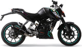 Auspuffendrohr Ohne Geräuschzulassung Furore Alu Schwarz - Gpr Kompatibel Mit Ktm 200 Duke (2012-2016)