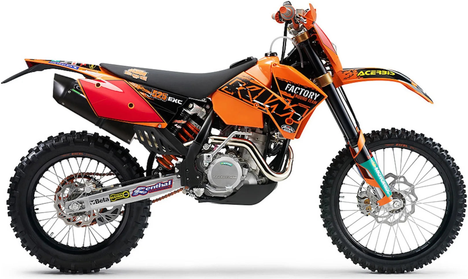 Auspuffendstück Mit Geräuschzulassung Furore Alu Schwarz - Gpr Kompatibel Mit Ktm 520 Exc (1999-2007)