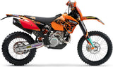 Auspuffendstück Mit Geräuschzulassung Furore Alu Schwarz - Gpr Kompatibel Mit Ktm 520 Exc (2001-2007)