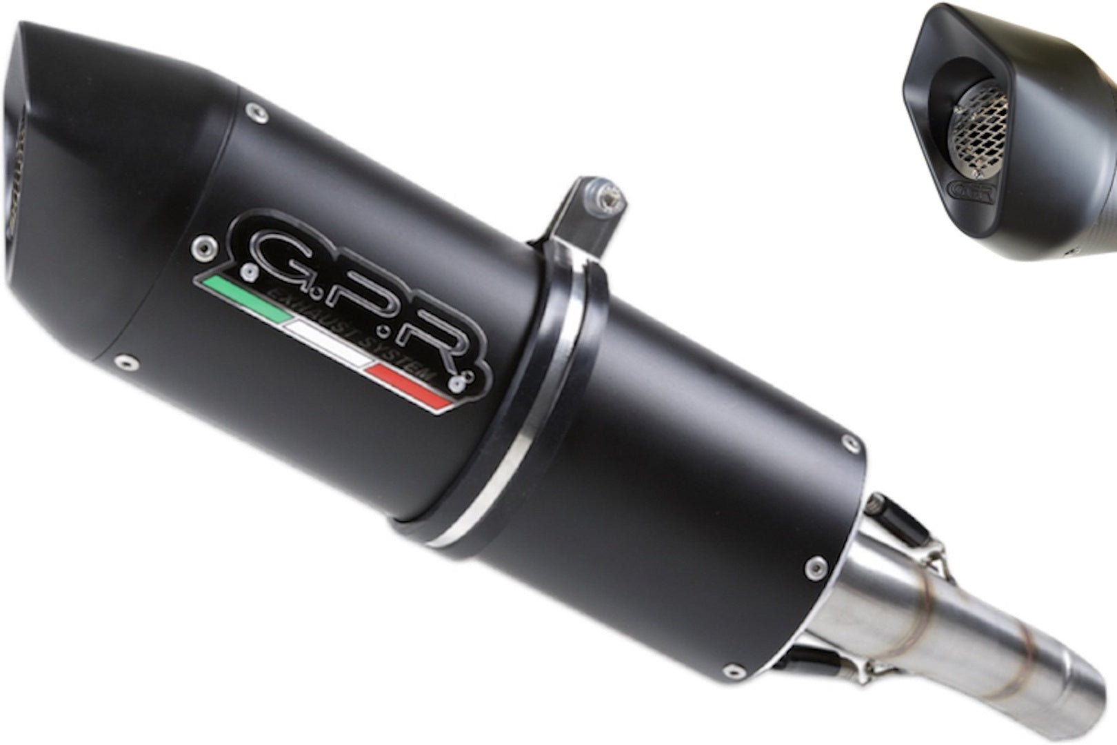 Complete Catalytic Exhaust System With Sound Certification Furore Evo4 Aluminium Black - Gpr Compatible With Voge Valico 650 Dsx (2021-2023)