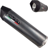 Doppelauspuffanlage Mit Geräuschzulassung Furore Carbon Look - Gpr Kompatibel Mit Yamaha Mt-03 660 (2006-2013)