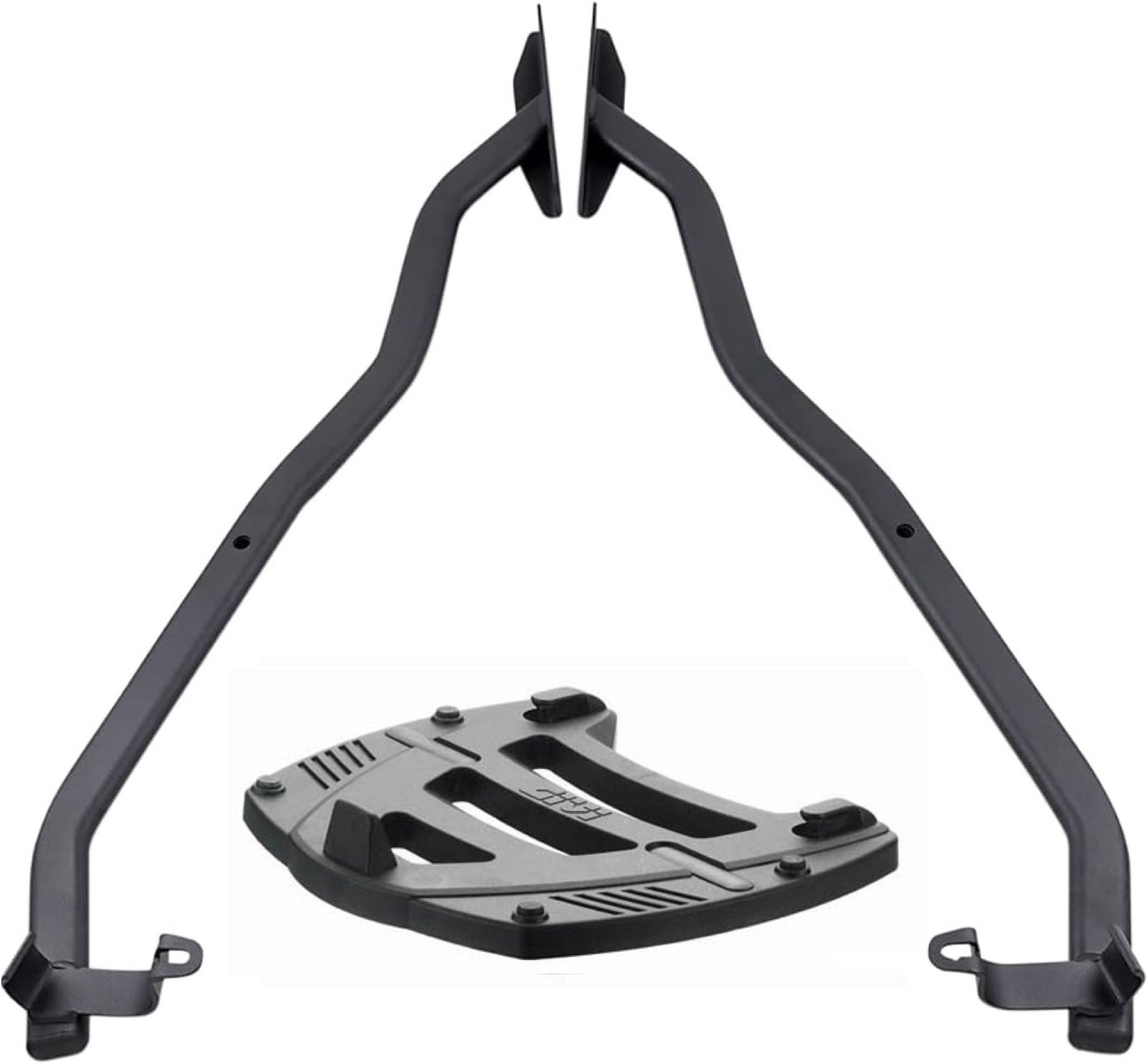 Monokey Trekker Dolomiti Black Aluminium Top Case - 46 Lt Trekker Dolomiti Aluminium - Givi Compatible With Piaggio Liberty 50 - 125 - 150 (2025)