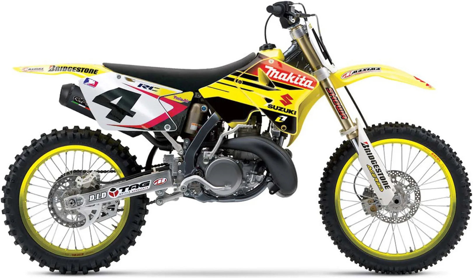 Komplette Auspuffanlage Ohne Katalysator Und Mit Geräuschzulassung Ghisa Edelstahl Schwarz - Gpr Kompatibel Mit Suzuki Rmz 250 (2004-2006)