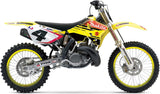 Komplette Auspuffanlage Ohne Katalysator Und Mit Geräuschzulassung Ghisa Edelstahl Schwarz - Gpr Kompatibel Mit Suzuki Rmz 250 (2004-2006)