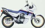 Auspuffendstück Mit Geräuschzulassung Ghisa Edelstahl Schwarz - Gpr Kompatibel Mit Honda Transalp Xl 600 V (1996-1999)