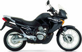 Auspuffendstück Mit Geräuschzulassung Ghisa Edelstahl Schwarz - Gpr Kompatibel Mit Honda Transalp Xl 650 V (2000-2006)