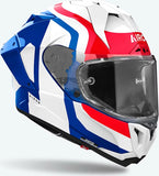 Integralhelm Für Motorrad Airoh Gp800 - Gp8C18 Hpc Carbon Blau Rot Gloss Competition Grösse L