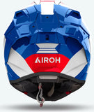 Integralhelm Für Motorrad Airoh Gp800 - Gp8C18 Hpc Carbon Blau Rot Gloss Competition Grösse L