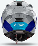 Full-Face Motorcycle Helmet Airoh Gp800 - Gp8C19 Hpc Carbon Blue Red Glossy Competition Size L