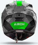 Integralhelm Für Motorrad Airoh Gp800 - Gp8C33 Hpc Carbon Fluogrün Gloss Competition Grösse L