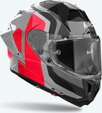 Integralhelm Für Motorrad Airoh Gp800 - Gp8C55 Hpc Carbon Glanzrot Competition Grösse Xs