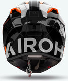 Integralhelm Für Motorrad Airoh Gp800 - Gp8Mu32 Hpc Carbon Glanzorange Must Grösse M