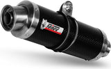 Exhaust Tip With Noise Certification Gp Carbon - Mivv Compatible With Yamaha Fzs 1000 Fazer (2001-2005)