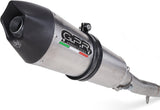 Exhaust Tip Without Sound Certification Gpe Anniversary Titanium - Gpr Compatible With Aprilia Tuono V4 1100 - Rr - Factory (2015-2016)