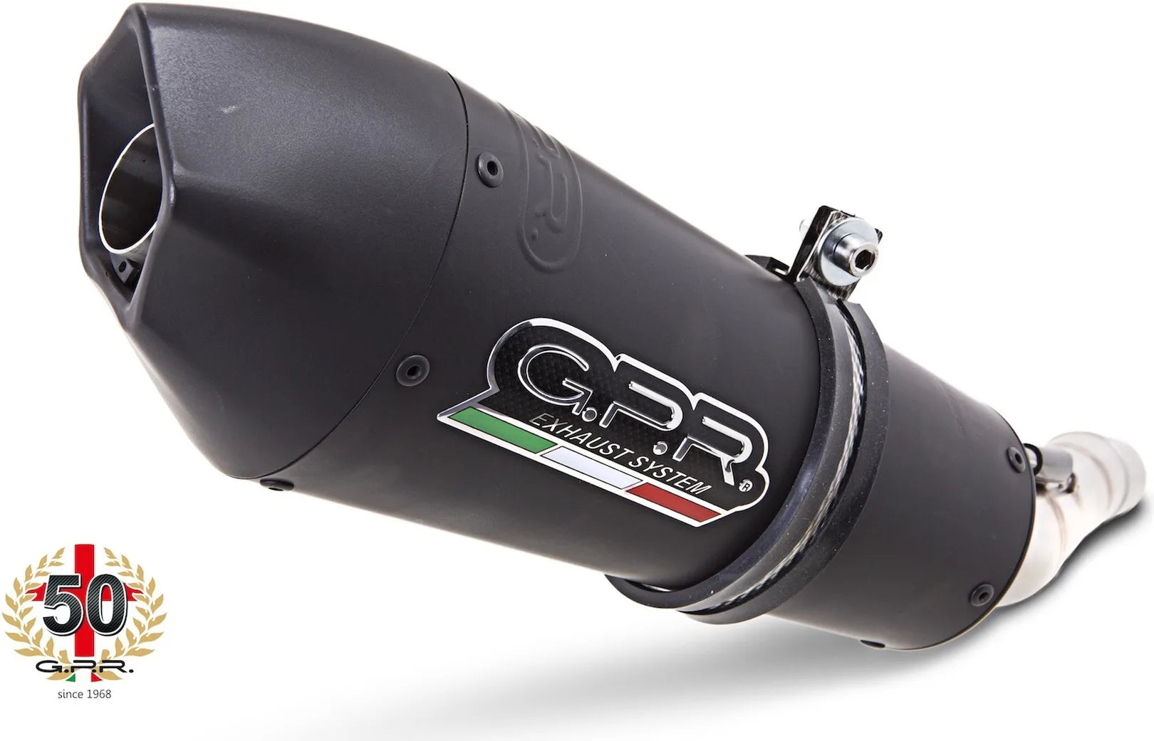 Auspuffendstück Mit Geräuschzulassung Gp Evo4 Titan Schwarz - Gpr Kompatibel Mit Ducati Multistrada 950 (2021-2024)