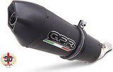 Exhaust Tip With Noise Certification Gpe Anniversary Black Titanium - Gpr Compatible With Ducati Hyperstrada 821 (2013-2016)