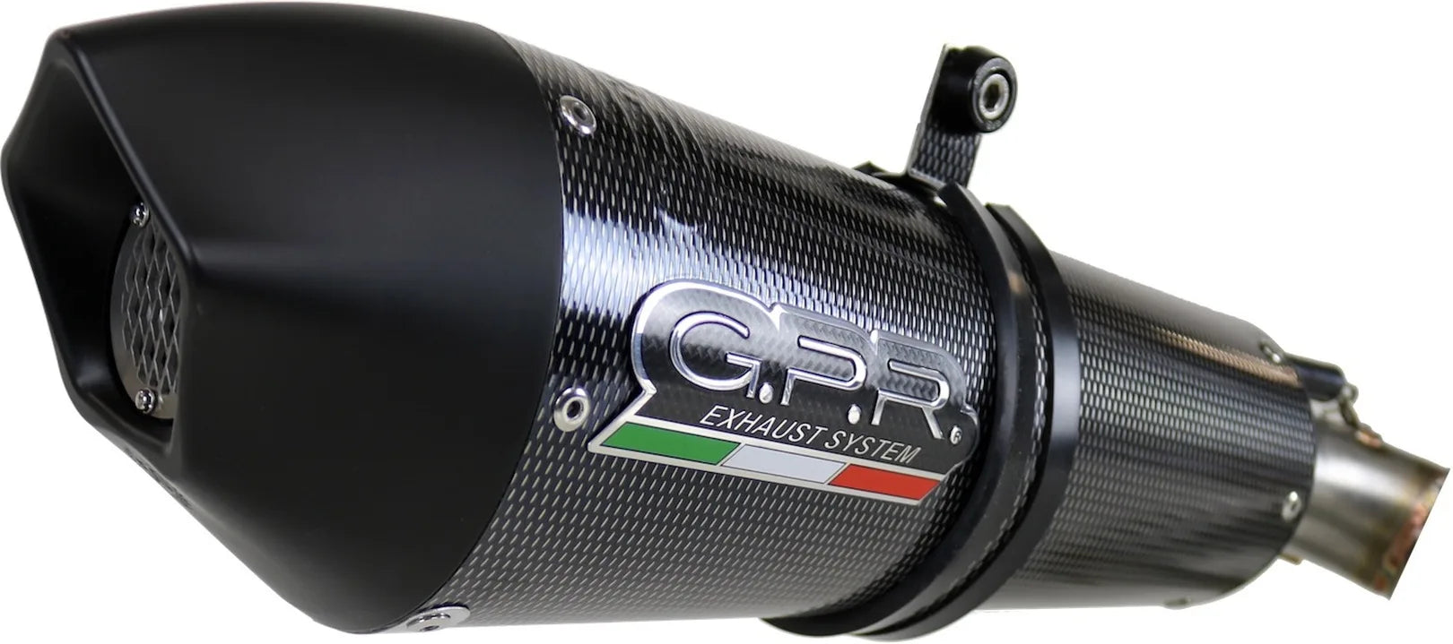 Auspuffendstück Mit Geräuschzulassung Gp Evo4 Carbon Look - Gpr Kompatibel Mit Zontes 350 T2 (2022-2023)