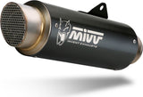 Non-Catalytic Exhaust Tip With Sound Certification Gppro Steel Black - Mivv Compatible With Ducati Monster 821 (2018-2020)