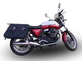 Komplette Auspuffanlage Ohne Katalysator Und Ohne Geräuschzulassung Vintacone Edelstahl - Gpr Kompatibel Mit Moto Guzzi V7 Iii Special - Stone - Carbon (2017-2018)