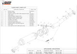Non-Catalytic Exhaust Tip With Sound Certification Gp Carbon - Mivv Compatible With Honda Cbr 600 Fs (2001-2003)
