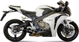 Auspuffendstück Mit Geräuschzulassung Gp Stahl Schwarz - Mivv Kompatibel Mit Honda Cbr 1000 Rr (2008-2013)