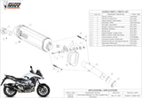 Auspuffendstück Mit Geräuschzulassung Speed Edge Edelstahl Carbon - Mivv Kompatibel Mit Honda Crossrunner (2015-2020)