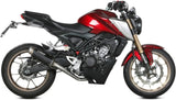 Komplette Auspuffanlage Ohne Katalysator Und Mit Geräuschzulassung Gppro Stahl Schwarz - Mivv Kompatibel Mit Honda Cb 125 R (2021-2024)