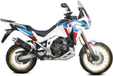 Auspuffendstück Mit Geräuschzulassung Dakar Stahl Schwarz - Mivv Kompatibel Mit Honda Crf 1100 L Africa Twin (2020-2023)