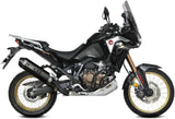 Auspuffendstück Mit Geräuschzulassung Speed Edge Stahl Schwarz Carbon - Mivv Kompatibel Mit Honda Crf 1100 L Africa Twin (2020-2023)