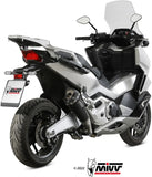 Auspuffendstück Mit Geräuschzulassung Delta Race Stahl Schwarz Carbon - Mivv Kompatibel Mit Honda Forza 750 (2021-2024)