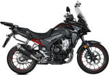 Komplette Auspuffanlage Ohne Katalysator Und Mit Geräuschzulassung Delta Race Stahl Schwarz Carbon - Mivv Kompatibel Mit Honda Cb 500 X (2021-2024)
