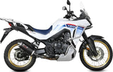 Auspuffendstück Mit Geräuschzulassung Oval Stahl Schwarz - Mivv Kompatibel Mit Honda Xl 750 Transalp (2023-2024)