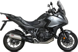 Auspuffendstück Mit Geräuschzulassung Oval Titan Carbon - Mivv Kompatibel Mit Honda Nt 1100 (2022-2024)