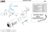 Auspuffendstück Ohne Katalysator Und Ohne Geräuschzulassung Mk3 - Mivv Kompatibel Mit Honda Cbr 500 R (2024)